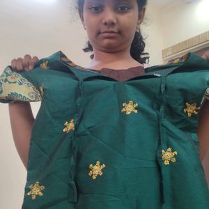 pattu pavadai dress