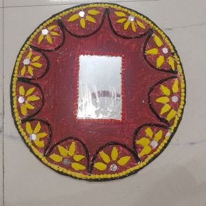 Beautiful Wall Hanging With Mirror Attached