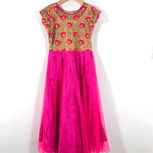 Pink Embroidered Kurtas(Women’s)