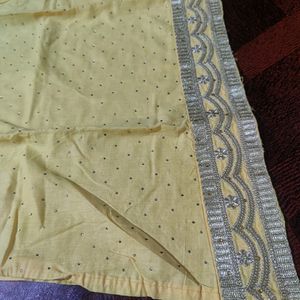 Beautiful Yellow Unused  Shalwar Kurta