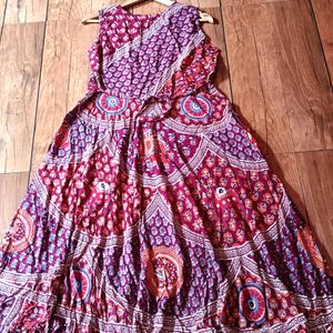 Multicolored Maxi Dress For Women