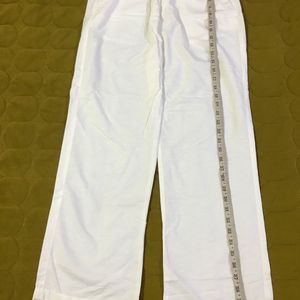 Casual White Trouser Waist 30(stretches Further)