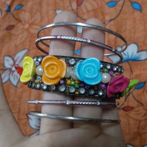 Multicolored Bangles Set