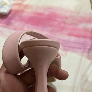 Pink Heel - Size 37 (uk 4 )