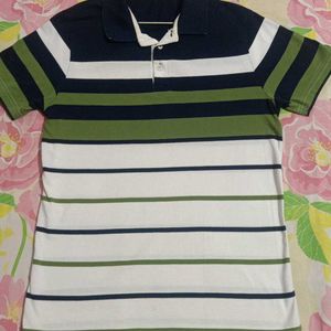 Stripped Slim Polo Tshirt