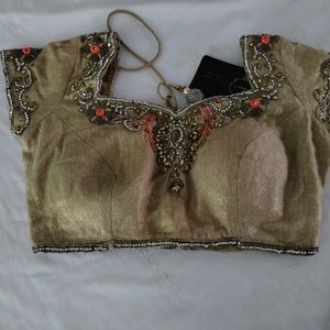 Brown Embroidery Printed Blouse (Women)