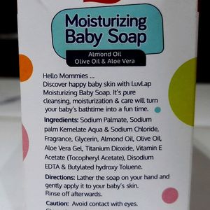 LuvLap Moisturizing Baby Soap