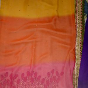 Multi Colour Saree