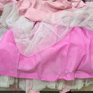 Pink Colour Designer Frock For Women