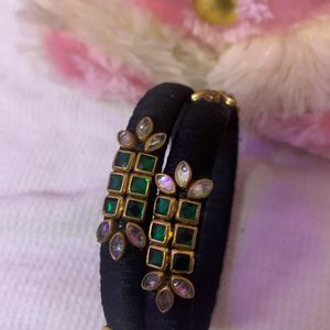 🎀Black Silk Thread Bangle🎀