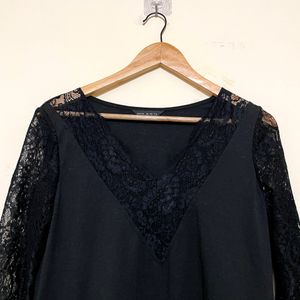 Black Netted Top