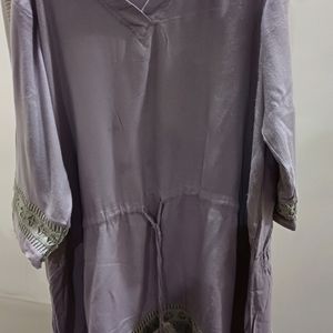 Grey Lace Tunic