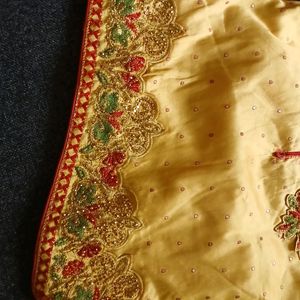 Yellow  And Red Lehenga