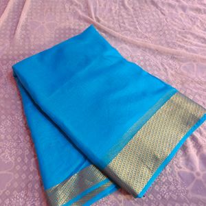 Unused Soft Blue Saree (Women's)