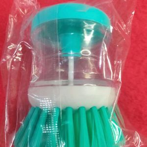 kitchen soap dispensing palm brush