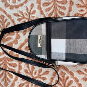 Check Style Sling Bag