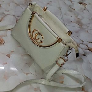 White Sling Bag