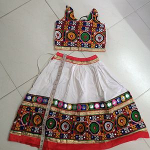 Kacchi Work Chaniya Choli For  Cute Girl 💃