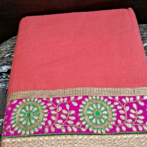 Cotton  Supernet Saree