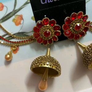 New Trendy Jhumka With Tana