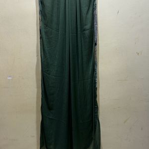 Neerus Green Kurta & Trouser With Dupatta Size XL