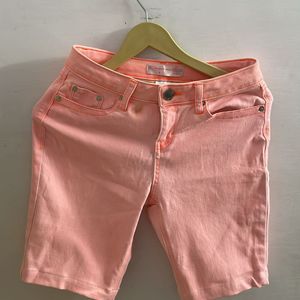 Peach Capri Pants