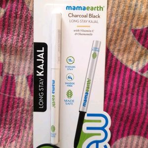 mama earth Charcoal Black Long Lasting Kajal