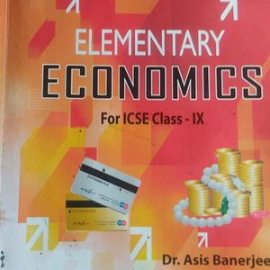 Icse Class 9 Elementary Economics Book.