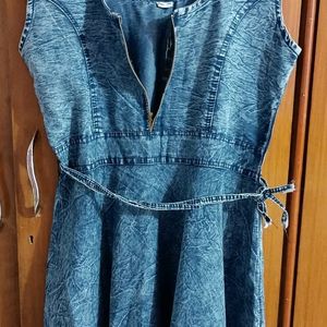 Fake Denim Dress.