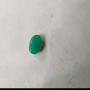 NATURAL GREEN ONYX HAQIQ 5.95 CTS. Loose Gemstone