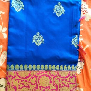 New Saree With Blouse 34-38 Size