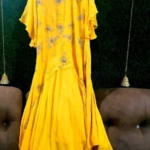 Beautiful yellow western dress