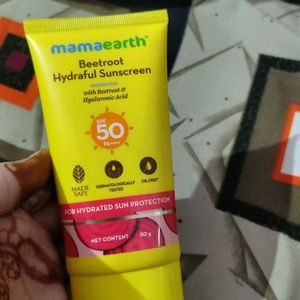 Mamaearth Beet Root Sunscreen Spf 50+ Used 2 Time