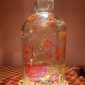 Lotus Bloom Light Bottle Art