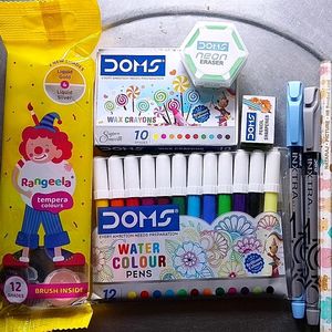 Doms Colour Kit And Pencil,Pens