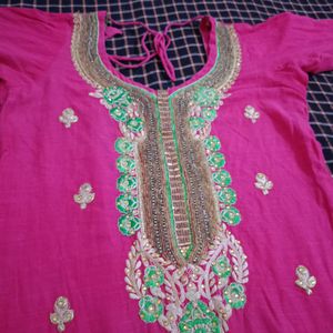 Women Pure Cotton Patiyala Suit