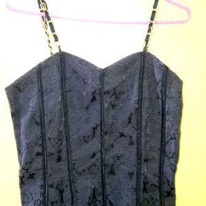 Satin corset style dress