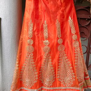 Designer Occasional Embroidery Work Lehnga Choli🧡