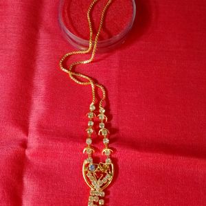 One Gram Gold Plated Kanthi