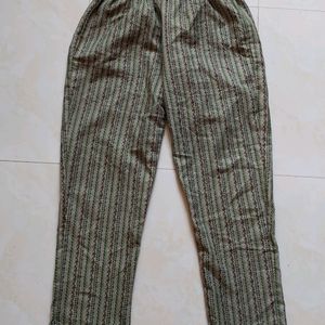 Olive Green Kurta Pant Set