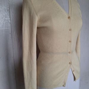 Ripped V Neck Cardigan