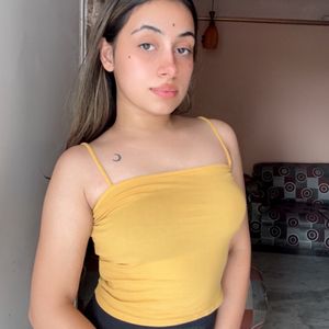 Basic Yellow Tank Top