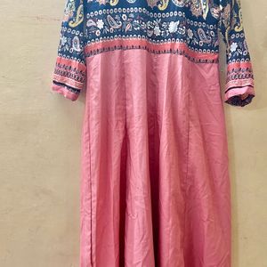 Pink Printed Kurta (women)