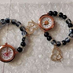 Beads Bracelet With Watch