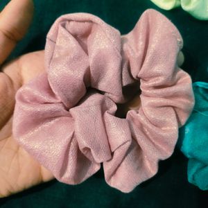 (Pack Of 3) Glitter Scrunchies Brand New