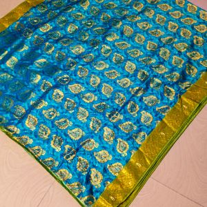 Maggam Work Pure Mysore Silk Saree