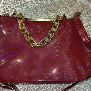 Maroon Sling Bag