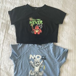 Bonkers Corner Set Of 2 Baby Tees