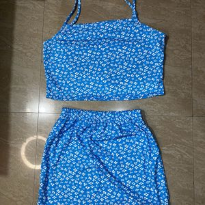 Women Two Piece Dress (Co-ord)