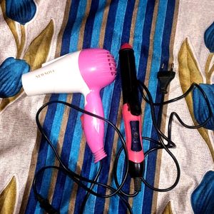 Nova Hair Straightener+Curler+Dryer